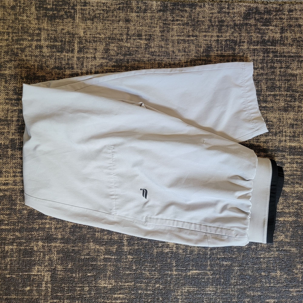 Fabletics Light Gray Track Pants